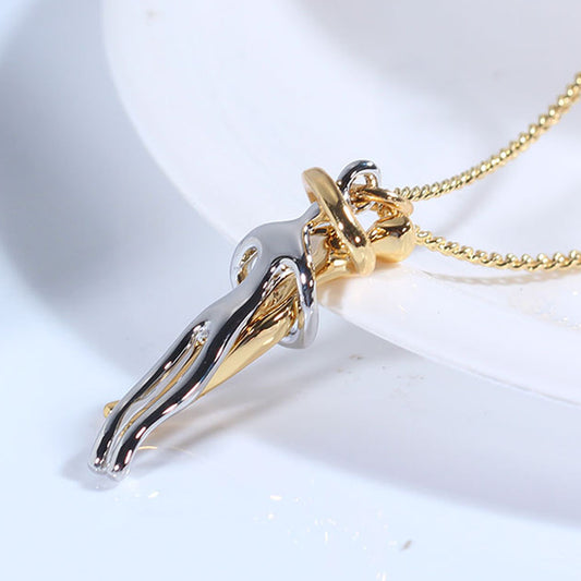 Love Hug Necklace Unisex Lover Gift