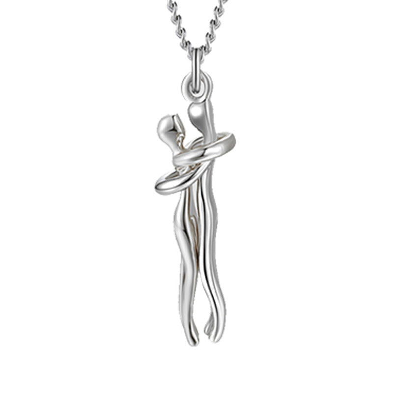Love Hug Necklace Unisex Lover Gift
