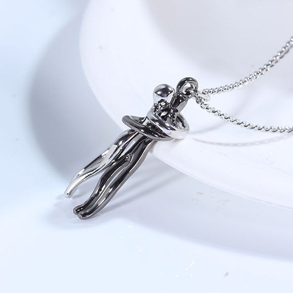 Love Hug Necklace Unisex Lover Gift