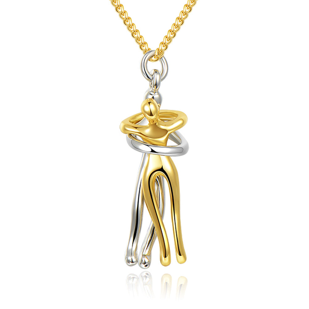 Love Hug Necklace Unisex Lover Gift