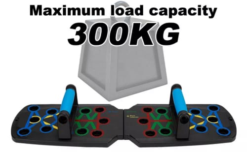 17-in-1 Premium 30-Hole Push-Up Board Set – Ultimate Home Gym Equipment with Resistance Bands for Full Body Workout, Correct Posture & Wrist Protection