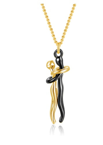 Love Hug Necklace Unisex Lover Gift